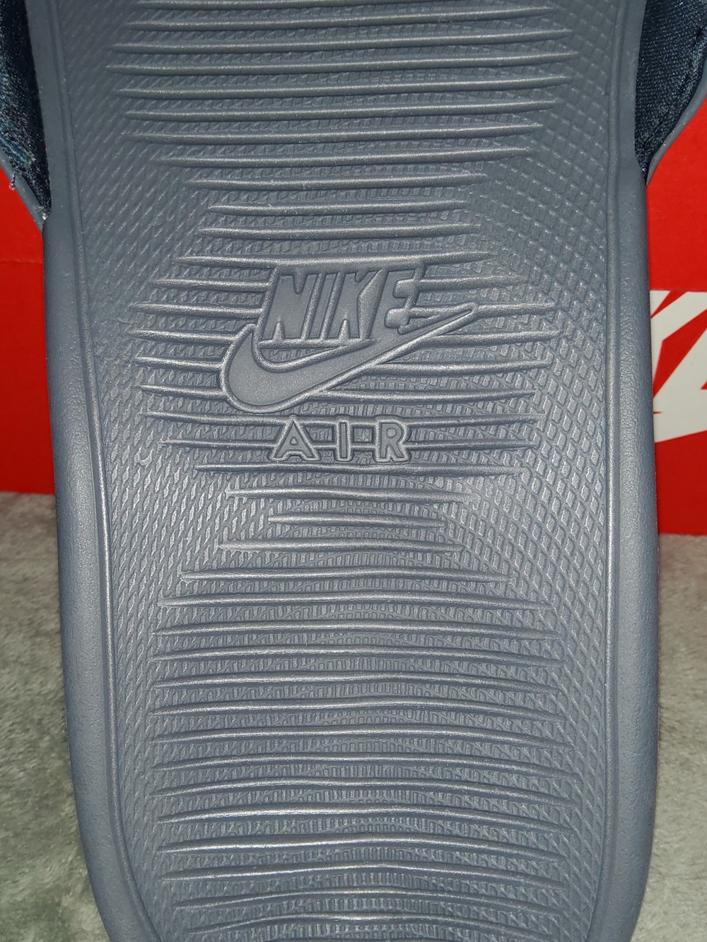 * Nike Women's Air Max Camden Slide Sandals Flipflops Grey Pink Blast Size 11 - Picture 11 of 14